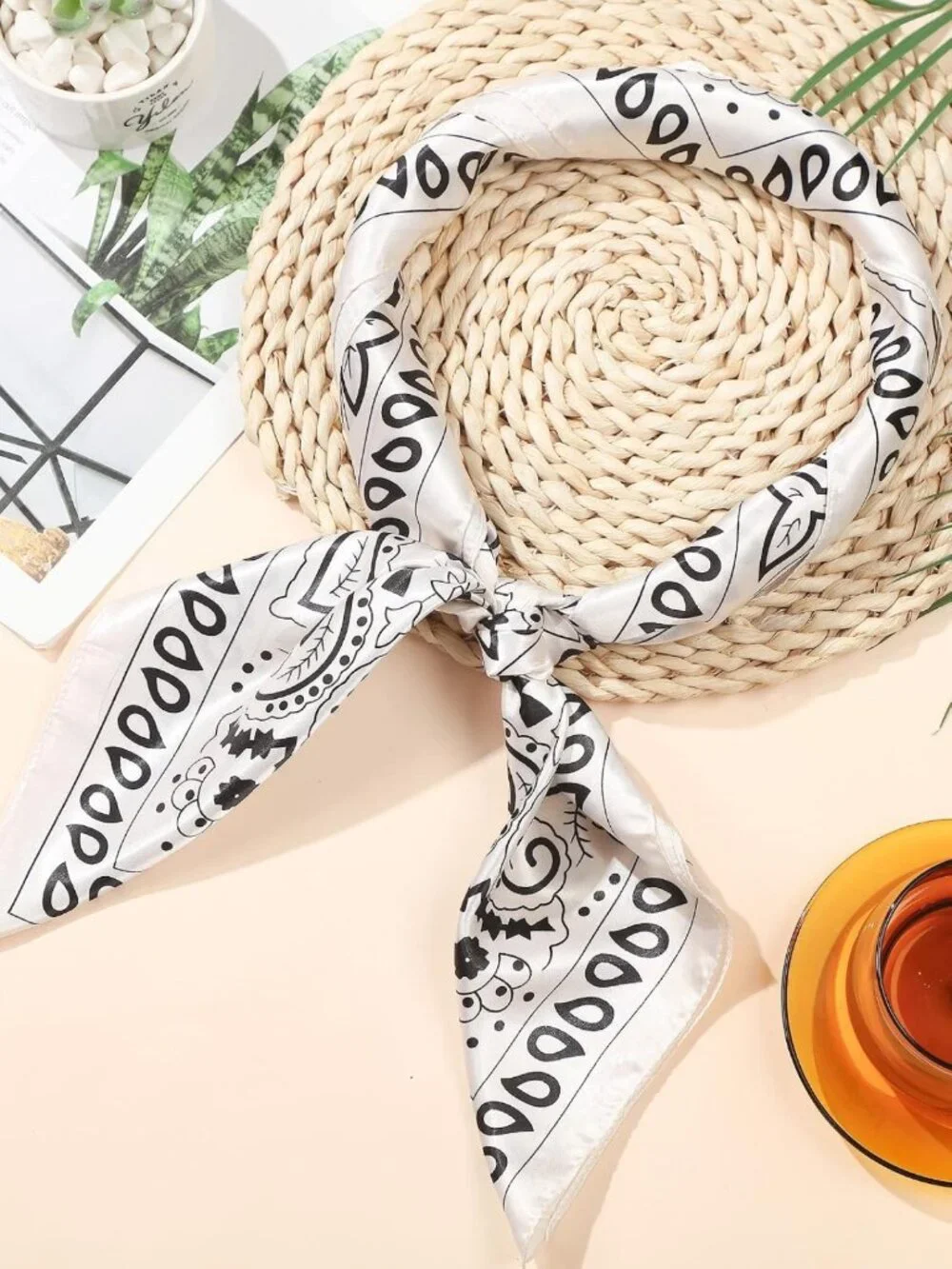 16 Pcs Large Satin Head Scarves for Women - Silk-Like Hair Wraps & Travel Gifts